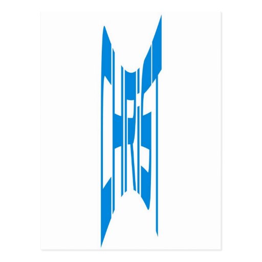 Christ haut bleu postcard