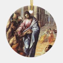 'Christ Healing the Blind' Ornament