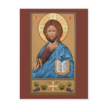 Christ Icon Prayer Card Post Cards