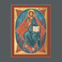 Christ in Glory Postcard postcards