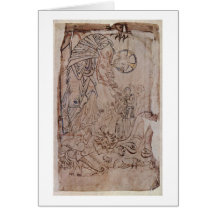 Christ In Limbo By Master Of The Cotton-Psalter Cards