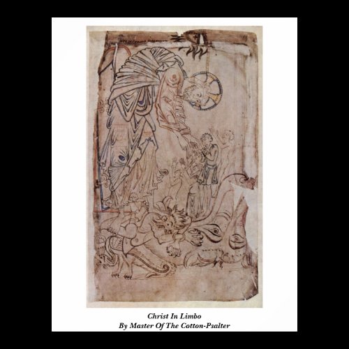 Christ In Limbo By Master Of The Cotton-Psalter Posters