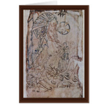 Christ In Limbo By Meister Des Cotton-Psalters (Be Card