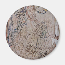 Christ In Limbo By Meister Des Cotton-Psalters (Be Magnet