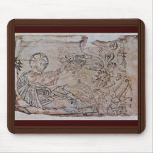 Christ In Limbo By Meister Des Cotton-Psalters (Be Mouse Pad