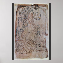Christ In Limbo By Meister Des Cotton-Psalters (Be Print