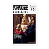 Christ In The House Of Martha And Mary,  By Vermee Postage Stamps