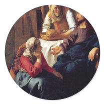 Christ In The House Of Martha And Mary,  By Vermee Stickers