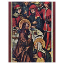 Christ In The House Of Simon By Holbein Sigmund Full Color Flyer