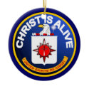 Christ Is Alive - C.I.A. icon look-alike ornament
