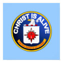Christ Is Alive – C.I.A. icon look-alike print