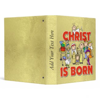 Christ Is Born Christian Nativity Christmas Gift Binders