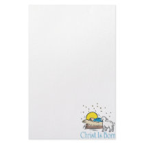 Christ Is Born Stationery