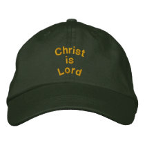 Christ is Lord Embroidered Cap embroidered hats