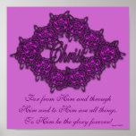 Christ is the Center - Fashion Pink Print