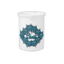 Christ is the Center - Ice Blue Beverage Pitchers