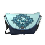 Christ is the Center - Ice Blue Messenger Bags