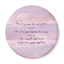 Christ is the Head of this house Magnets