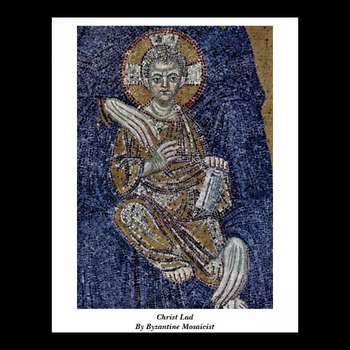 Christ Lad By Byzantine Mosaicist By 1000 Posters