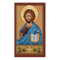 Christ Mini Prayer Card Business Cards
