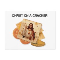 Christ on a cracker postcards by jonnydowntown Christ on a cracker postcards
