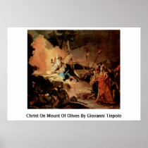 Christ On Mount Of Olives By Giovanni Tiepolo Print