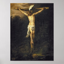 Christ on the Cross, 1672 Print