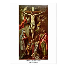 Christ On The Cross By El Greco Post Cards