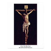Christ On The Cross By Zurbaran De Francisco posters