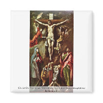 Christ On The Cross Magnet
