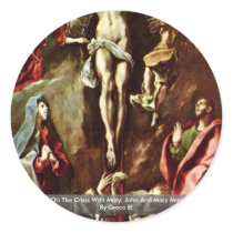 Christ On The Cross Stickers
