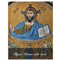 Christ Pantocrator By Meister Von Cefalã¹ (Best Qu Flyer Design