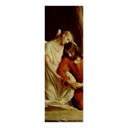 Christ suffers In Gethsemane -Bible Marker Business Card