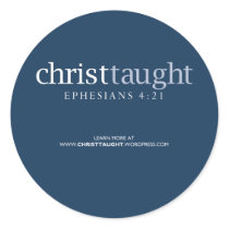 Christ-Taught Sticker