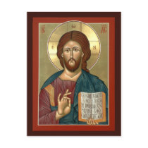 Christ the Light-giver Prayer Card postcards by bugbrain Christ the Light-giver Prayer Card postcards