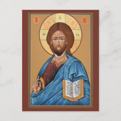 Christ the Light Giver Prayer Card Post Cards