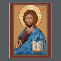 Christ the Light Giver Prayer Card postcards