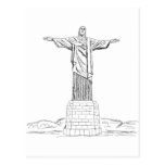 christ the redeemer post cards