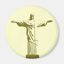Christ the Redeemer . Rio de Janeiro magnets