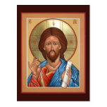 Christ the Savior Prayer Card Postcard