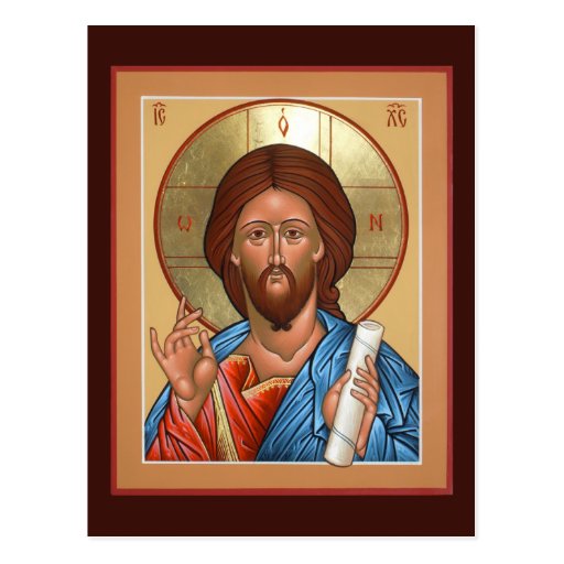 Christ the Savior Prayer Card Postcard