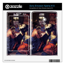 Christ with Mary and Martha by Tintoretto Xperia X10 Mini Pro Skins