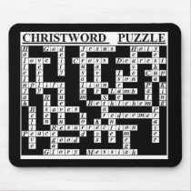 CHRIST-Word Puzzle mousepads