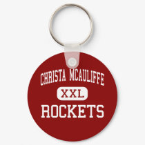 Christa McAuliffe - Rockets - Middle - San Antonio keychains by customteamsportswear Christa McAuliffe - Rockets - Middle - San Antonio keychains
