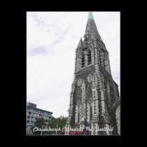 ChristChurch Cathedral, New Zealand Postcard