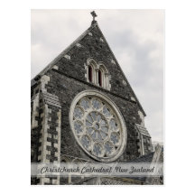 Christchurch Cathedral, New Zealand Postcard