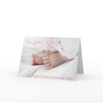 Christening/Baptism Cards for Baby Girl