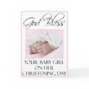 Christening/Baptism Cards for Baby Girl