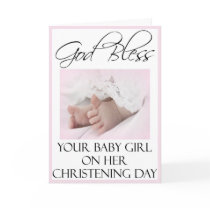 Christening/Baptism Cards for Baby Girl by Be_My_Valentine Christening/Baptism Cards for Baby Girl