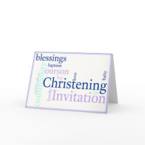 Christening/Baptism Invitation for Baby Boy cards by Be_My_Valentine Christening/Baptism Invitation for Baby Boy cards